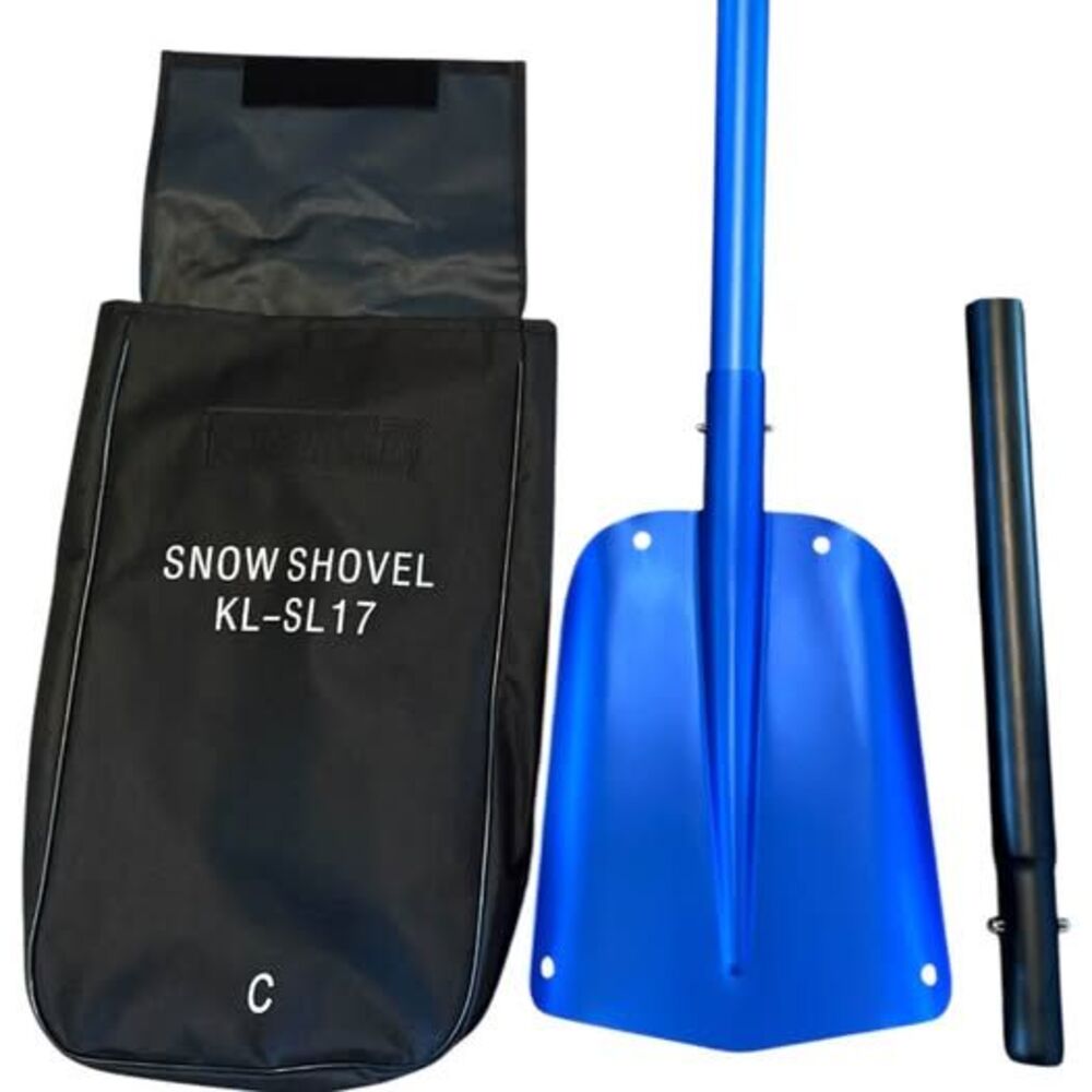 Portable Adjustable Blue Snow Shovel KL-SL17 with Carry Bag - Picture 4 of 6